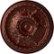 Ekena Millwork Stockport Ceiling Medallion (Fits Canopies up to 6 1/4"), 28"OD x 2 3/4"P, Antique Copper CM28STACS - alternate 1